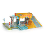 Le garage Papo en carton renforcé, Collection PAPO CITY, jouet éducatif idéal pour enfants