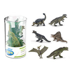 Mini PLUS Dinosaures Lot 2 (Tube, 6 pcs) Papo en PVC, Collection MINI PAPO, jouet éducatif idéal pour enfants