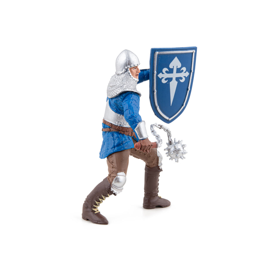 Chevalier à la masse d'arme Papo en PVC, Collection Médiéval, jouet éducatif idéal pour enfants et collectionneurs