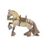 Cheval de Robin des bois Papo en PVC, Collection Médiéval, jouet éducatif idéal pour enfants et collectionneurs