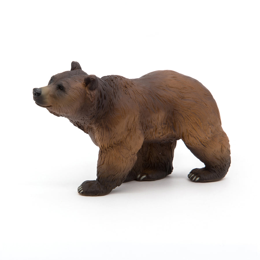 Figurine Ours des Pyrénées Papo en PVC, thème forêt, Collection Animaux sauvages, jouet éducatif idéal pour enfants et collectionneurs