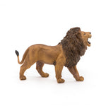 Figurine Lion rugissant Papo en PVC, thème félins, Collection Animaux sauvages, jouet éducatif idéal pour enfants et collectionneurs
