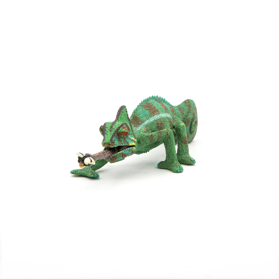 Figurine Caméléon Papo en PVC, thème reptiles, Collection Animaux sauvages, jouet éducatif idéal pour enfants et collectionneurs