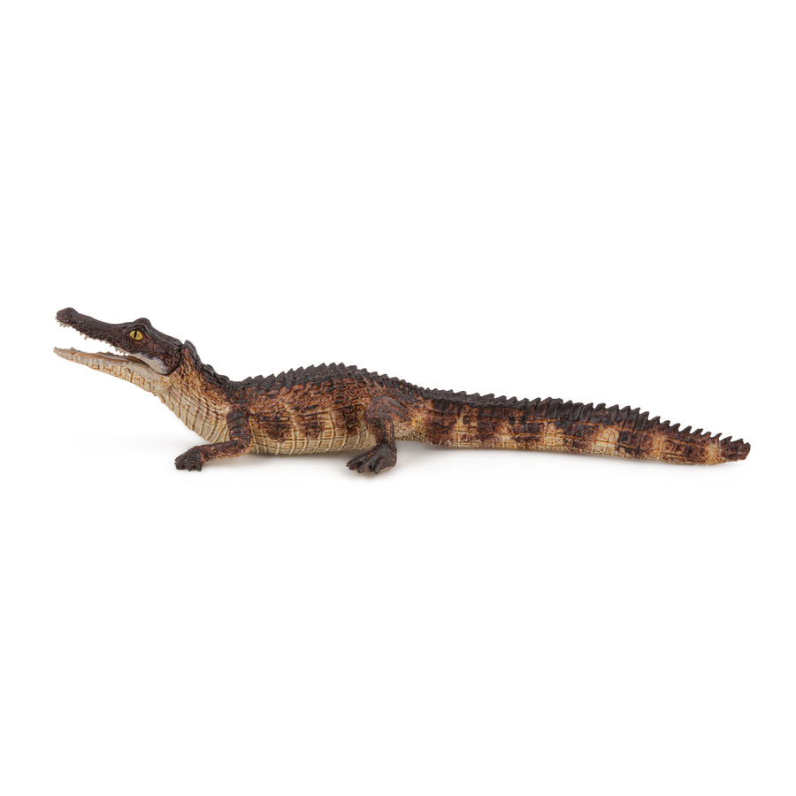 Figurine Caïman Papo en PVC, thème reptiles, Collection Animaux sauvages, jouet éducatif idéal pour enfants et collectionneurs