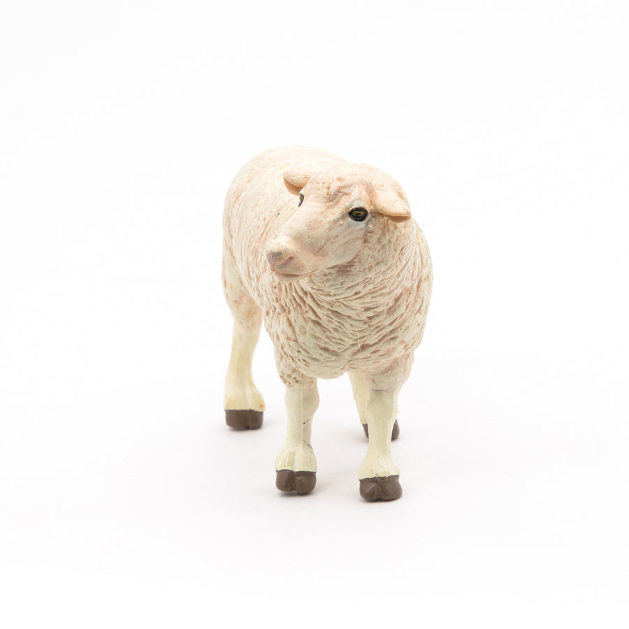 Brebis Papo en PVC, Collection Vie à la ferme, jouet éducatif idéal pour enfants et collectionneurs