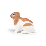 Figurine Lapin bélier Papo en PVC, thème basse-cour, Collection Vie à la ferme, jouet éducatif idéal pour enfants et collectionneurs