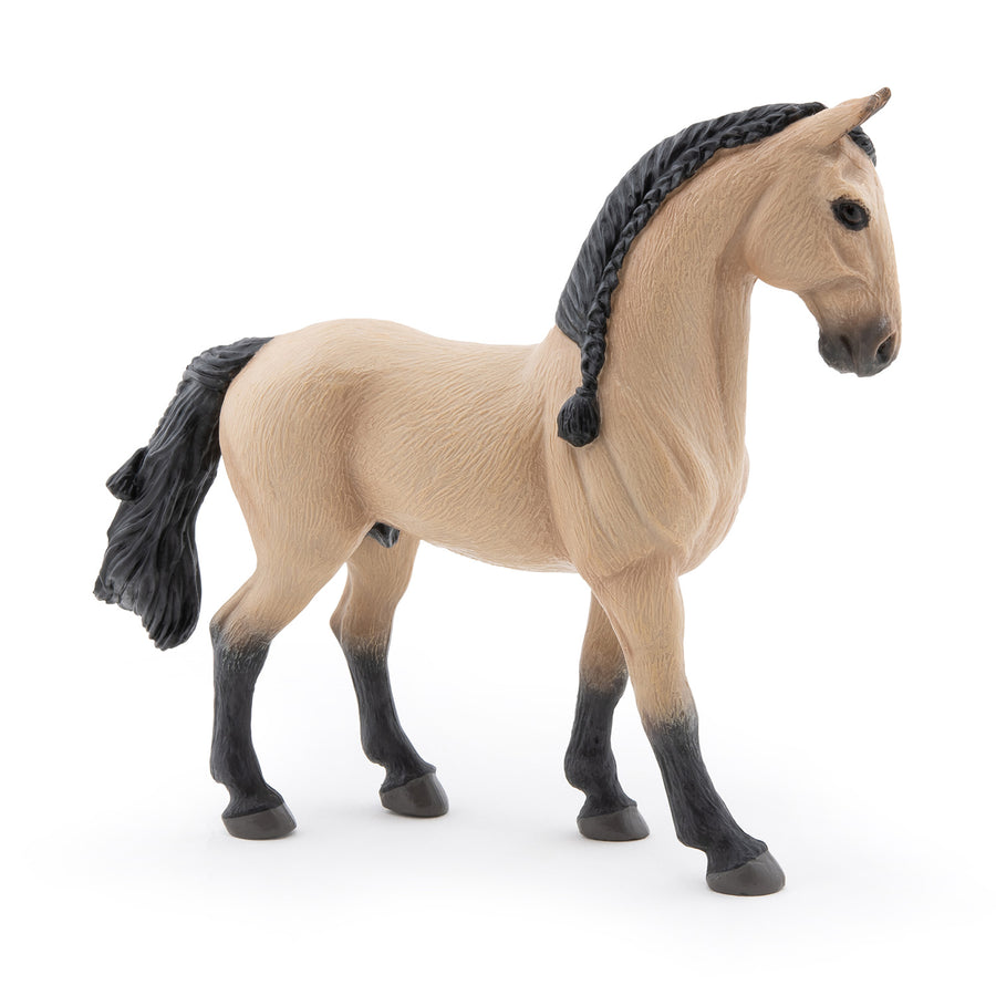 Cheval Lusitanien Papo en PVC, Collection chevaux, jouet éducatif idéal pour enfants et collectionneurs