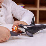 Figurine Orque Papo en PVC, Collection animaux marins, jouet éducatif idéal pour enfants et collectionneurs