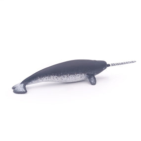 Figurine Narval Papo en PVC, Collection animaux marins, jouet éducatif idéal pour enfants et collectionneurs